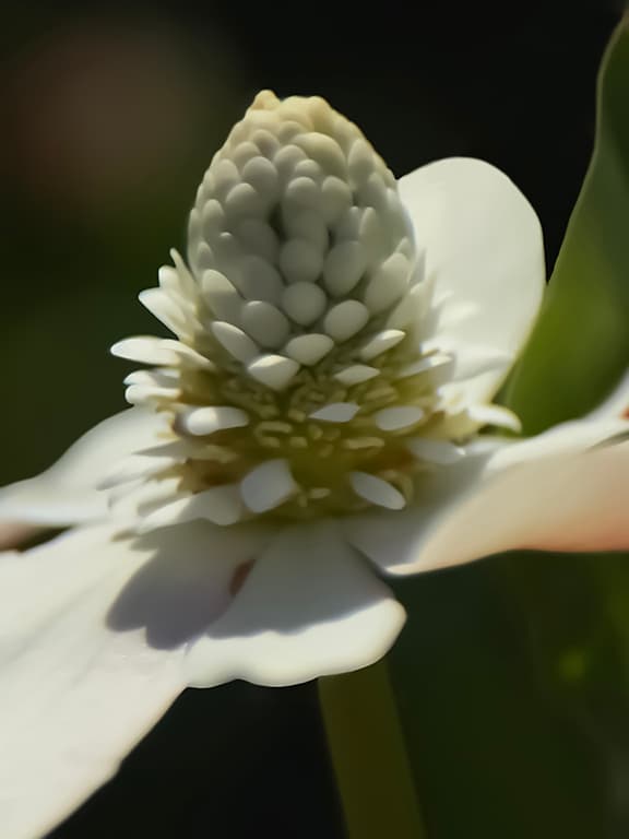 Yerba Mansa flower photography print available as a greeting card or sticker